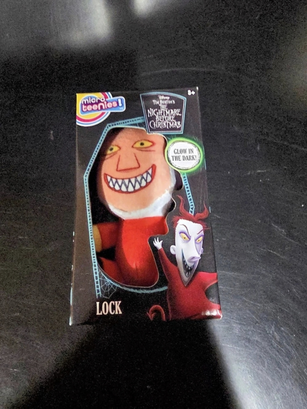 Basic Fun! Micro Teenies The Nightmare Before Christmas Lock Glow in the Dark